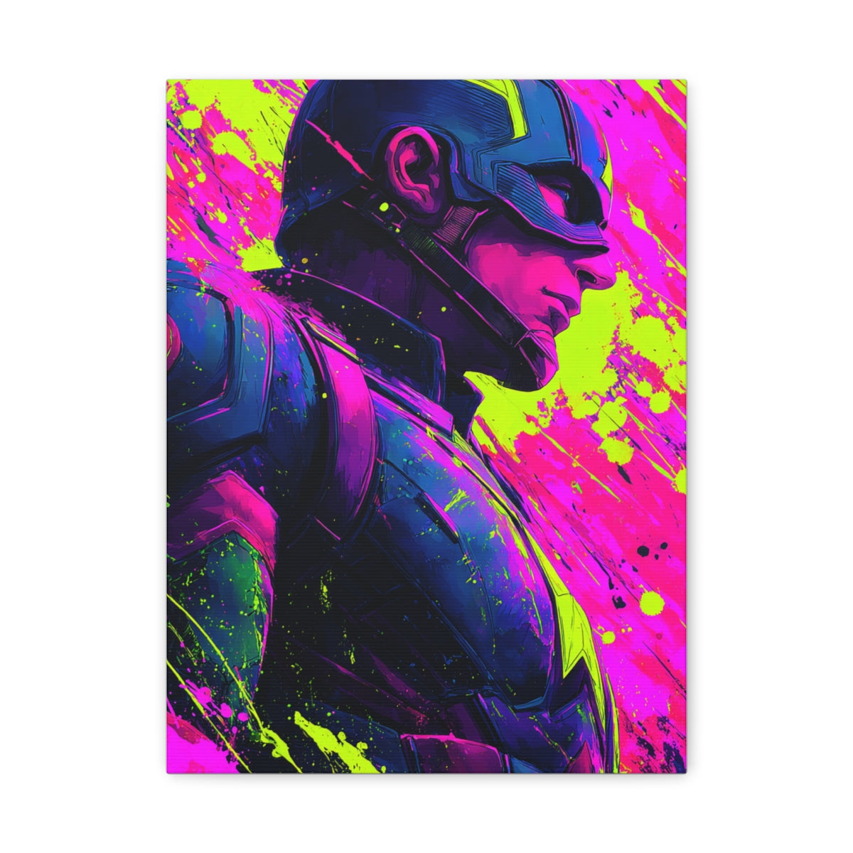 Hero-Verse Canvas Art - Bold Comic-Inspired Wall Print