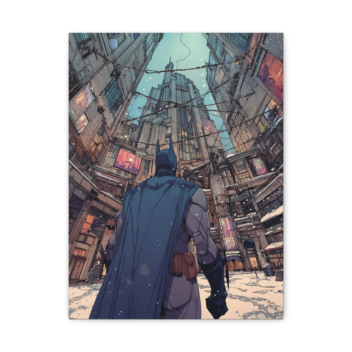 Hero-Verse Canvas Art - Bold Comic-Inspired Wall Print