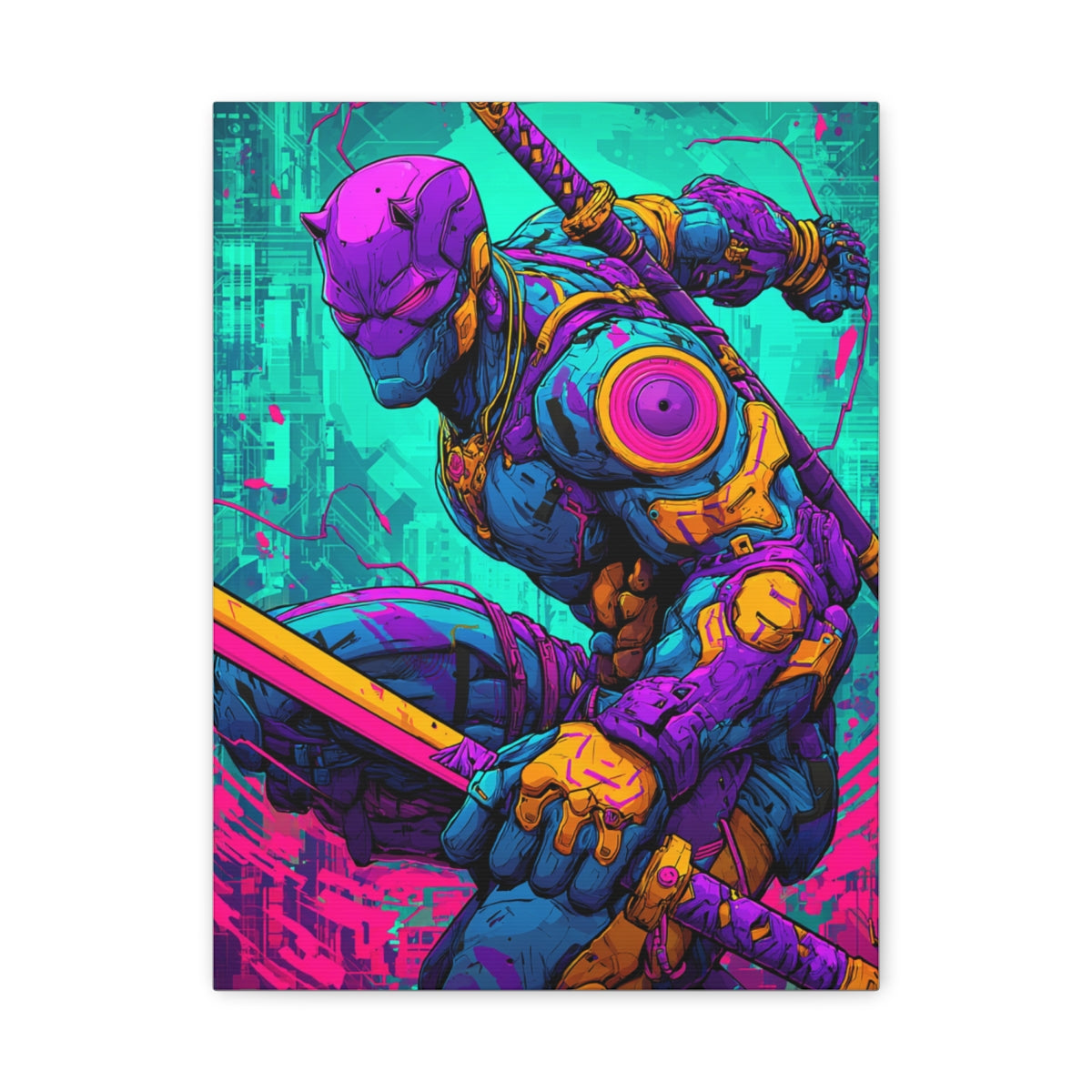 Hero-Verse Canvas Art - Bold Comic-Inspired Wall Print