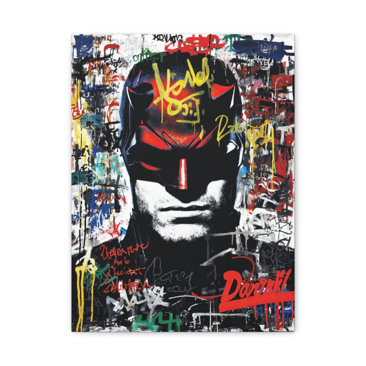 Hero-Verse Canvas Art - Bold Comic-Inspired Wall Print