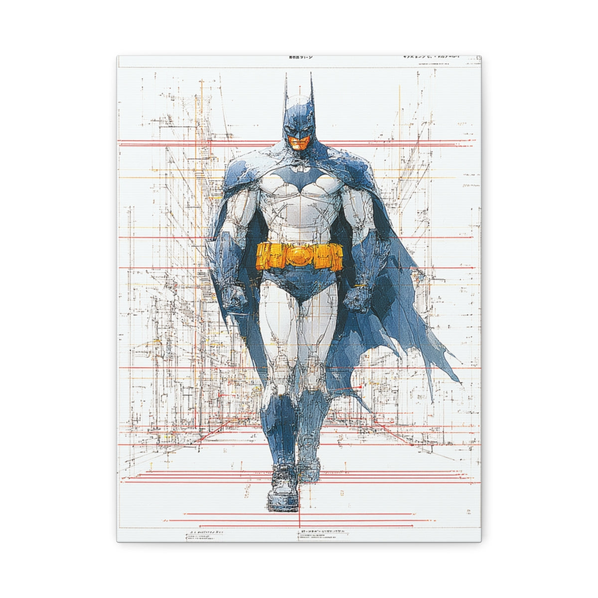 Hero-Verse Canvas Art - Bold Comic-Inspired Wall Print