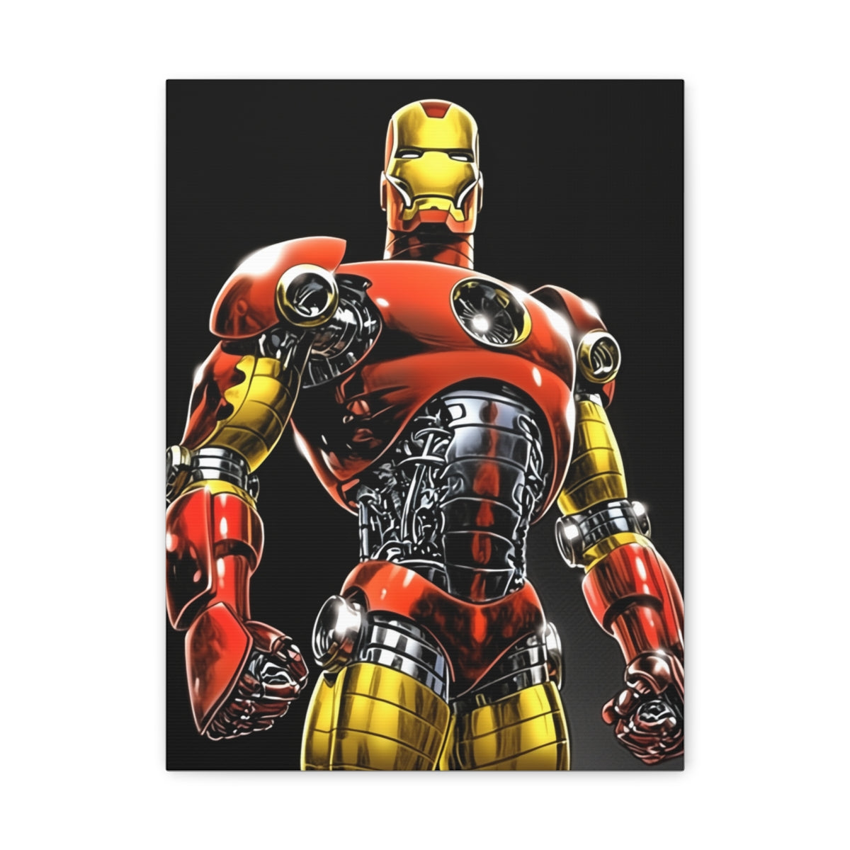 Hero-Verse Canvas Art - Bold Comic-Inspired Wall Print