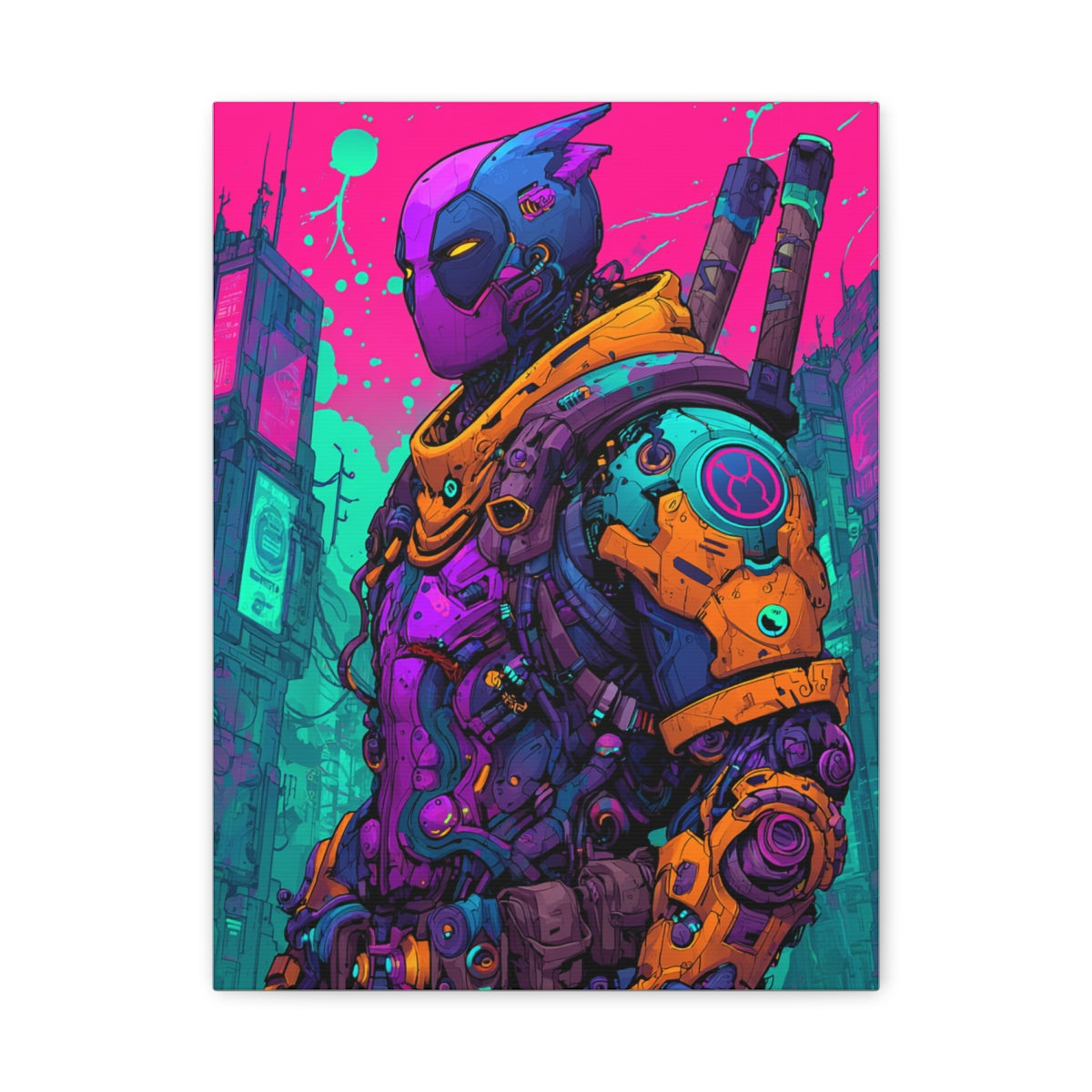Hero-Verse Canvas Art - Bold Comic-Inspired Wall Print
