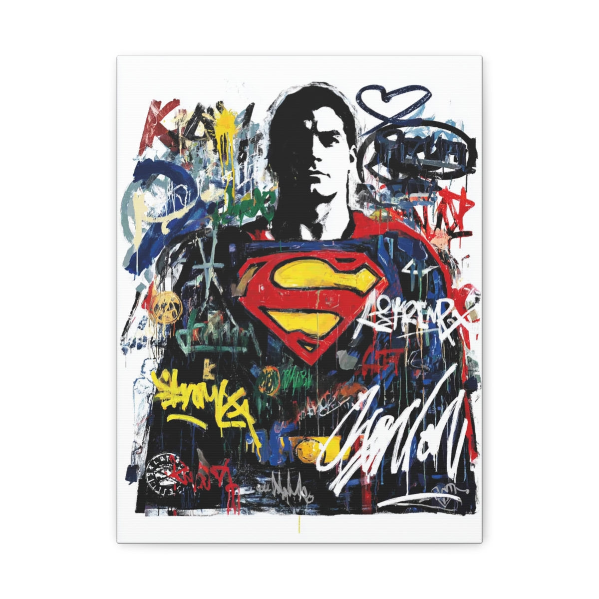 Hero-Verse Canvas Art - Bold Comic-Inspired Wall Print