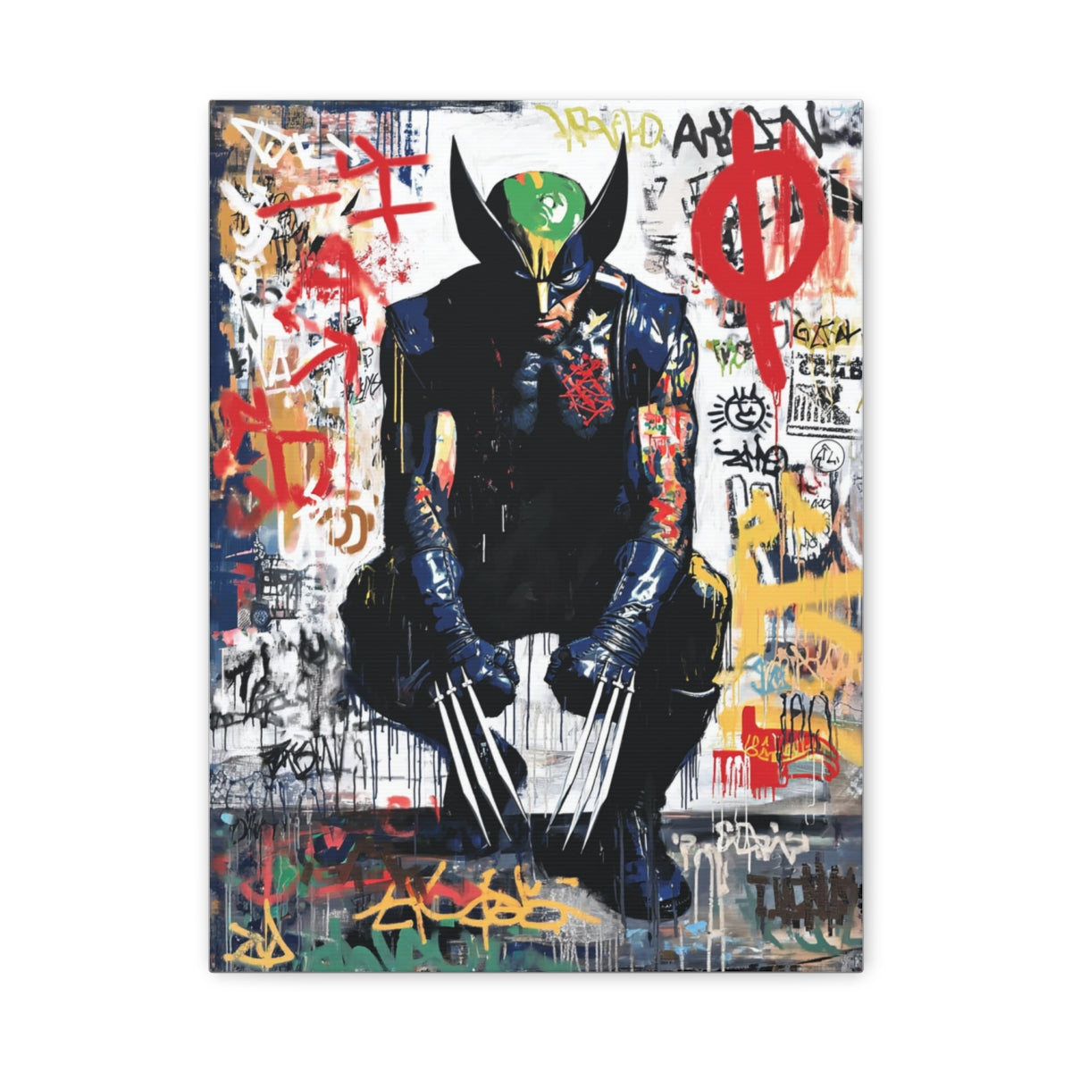 Hero-Verse Canvas Art - Bold Comic-Inspired Wall Print