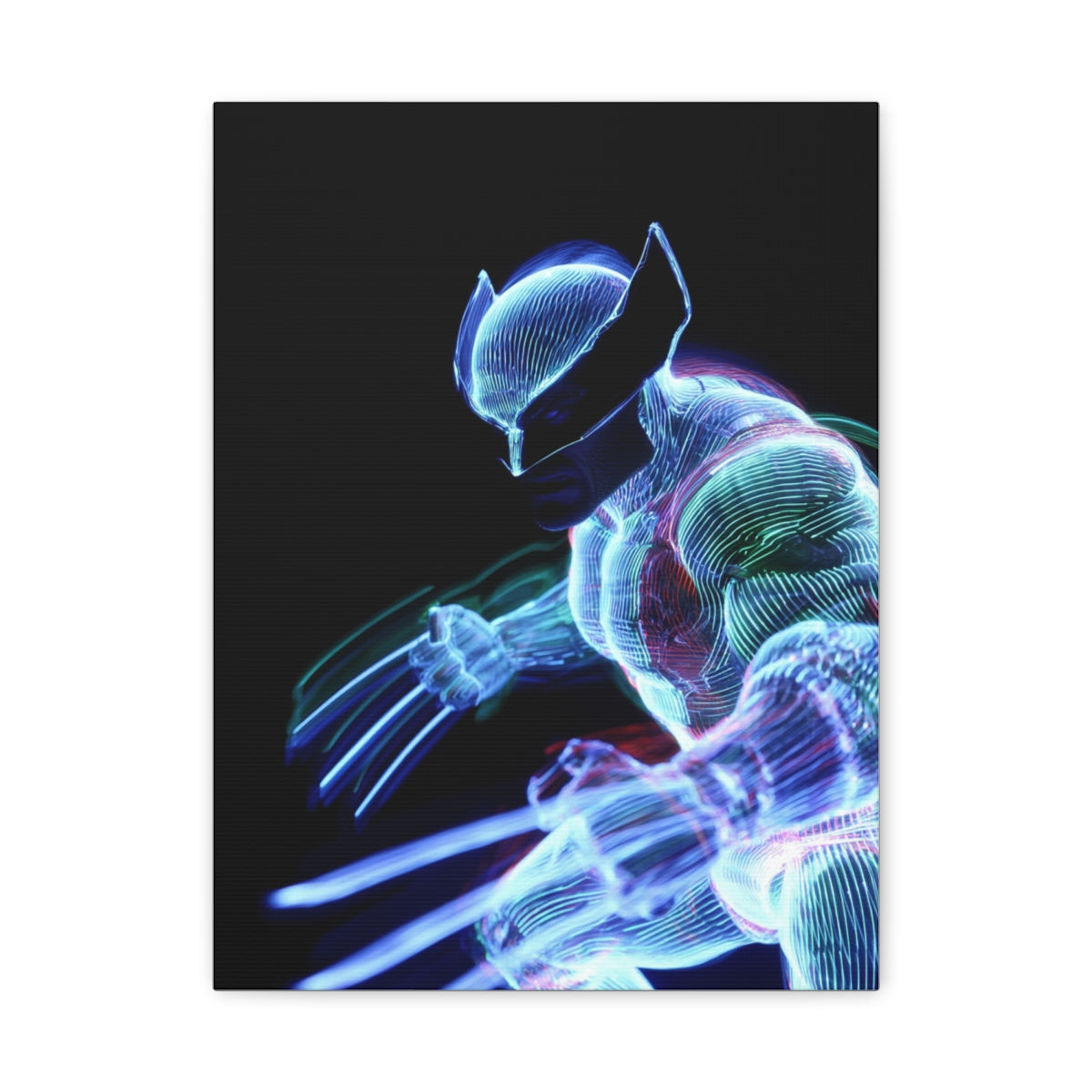 Hero-Verse Canvas Art - Bold Comic-Inspired Wall Print