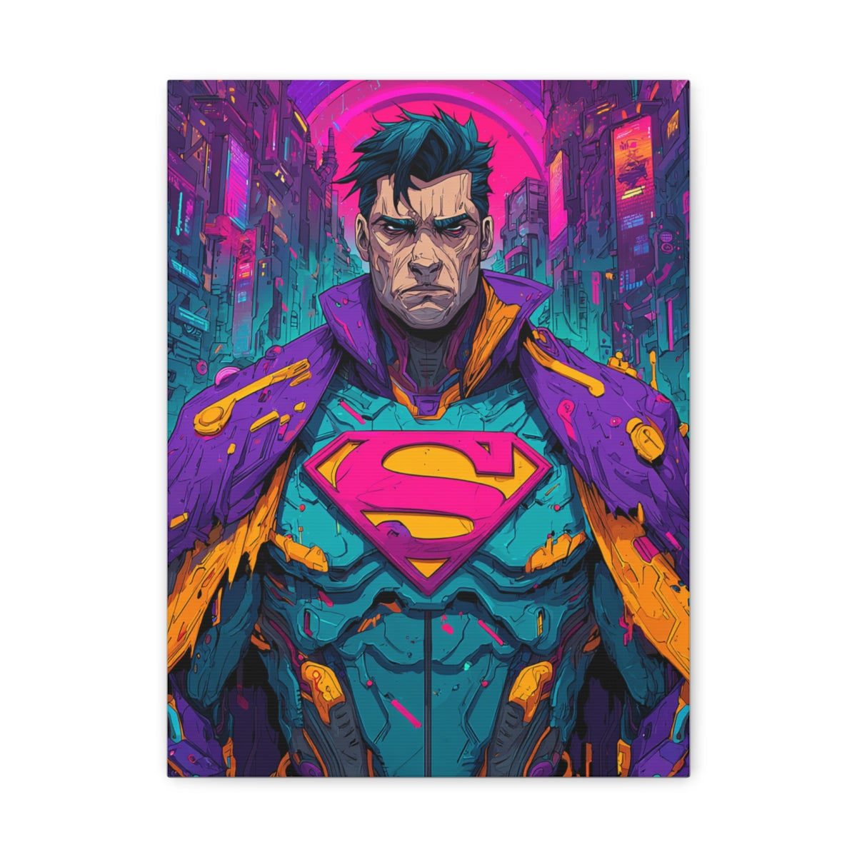 Hero-Verse Canvas Art - Bold Comic-Inspired Wall Print