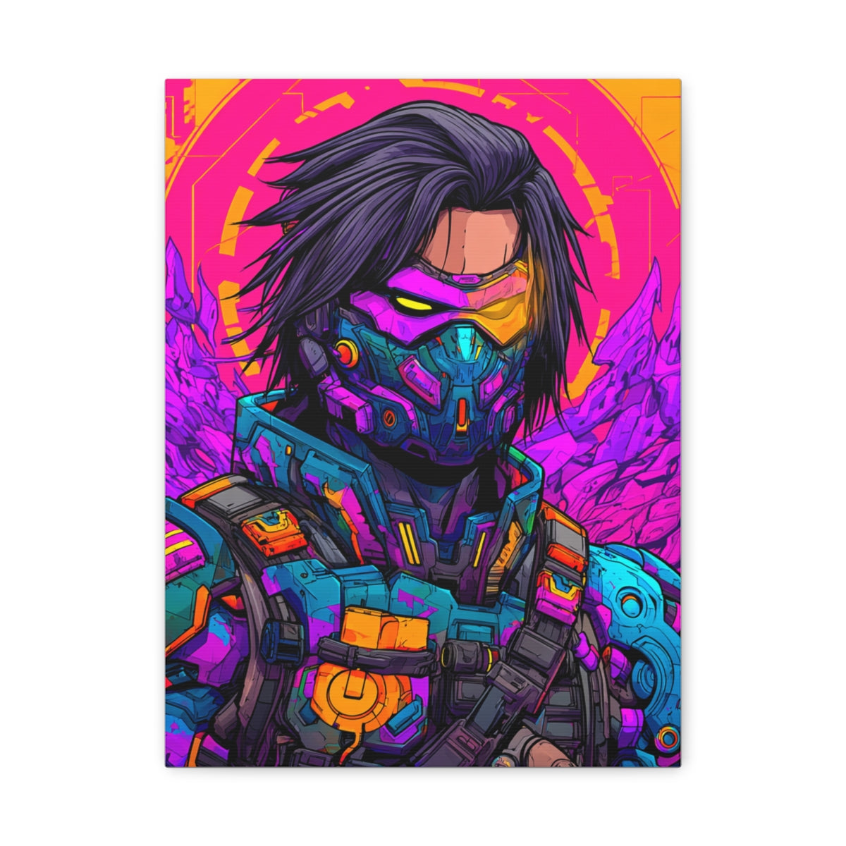 Hero-Verse Canvas Art - Bold Comic-Inspired Wall Print