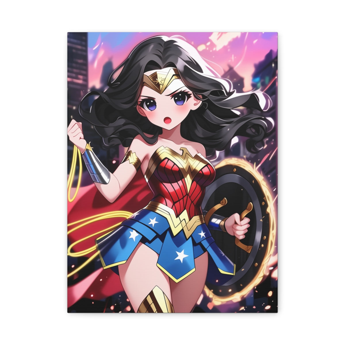 Hero-Verse Canvas Art - Bold Comic-Inspired Wall Print