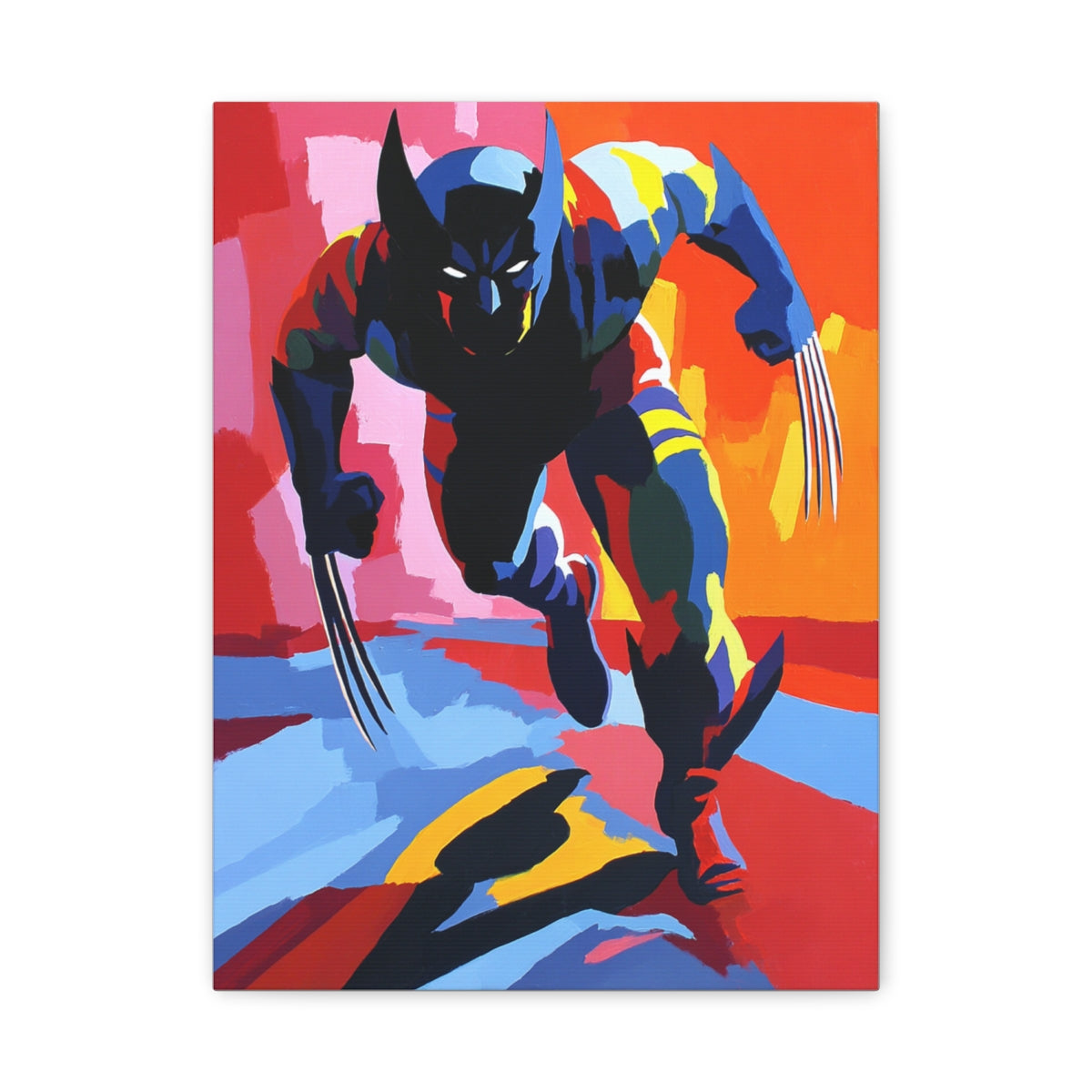 Hero-Verse Canvas Art - Bold Comic-Inspired Wall Print