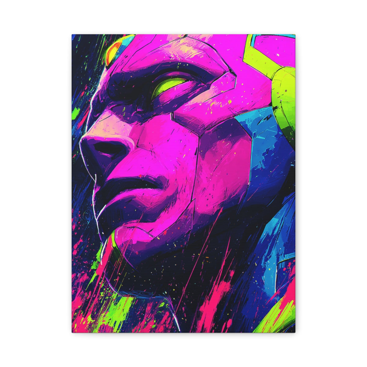 Hero-Verse Canvas Art - Bold Comic-Inspired Wall Print