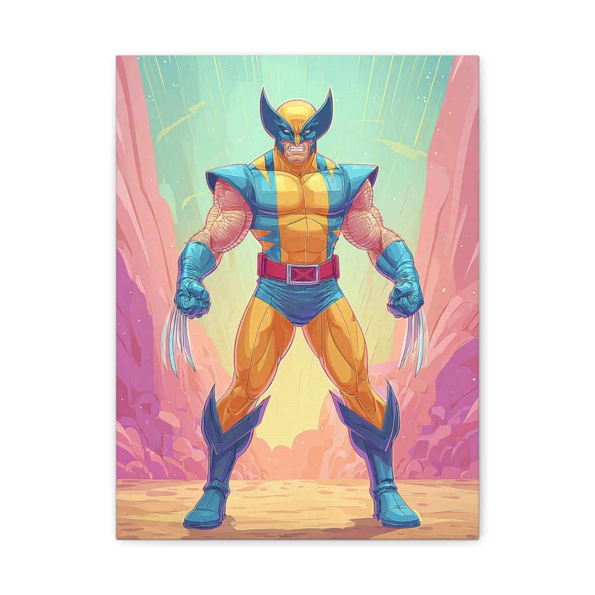Hero-Verse Canvas Art - Bold Comic-Inspired Wall Print