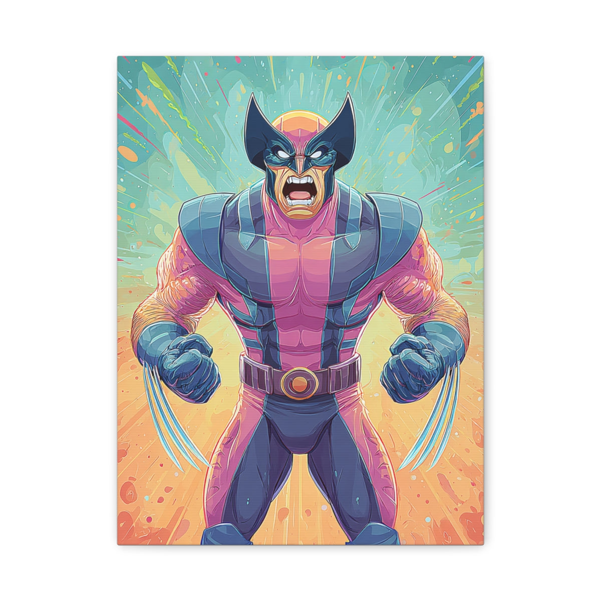 Hero-Verse Canvas Art - Bold Comic-Inspired Wall Print