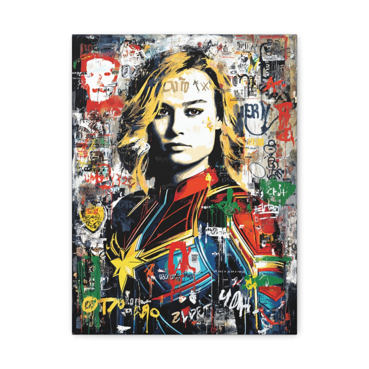 Hero-Verse Canvas Art - Bold Comic-Inspired Wall Print