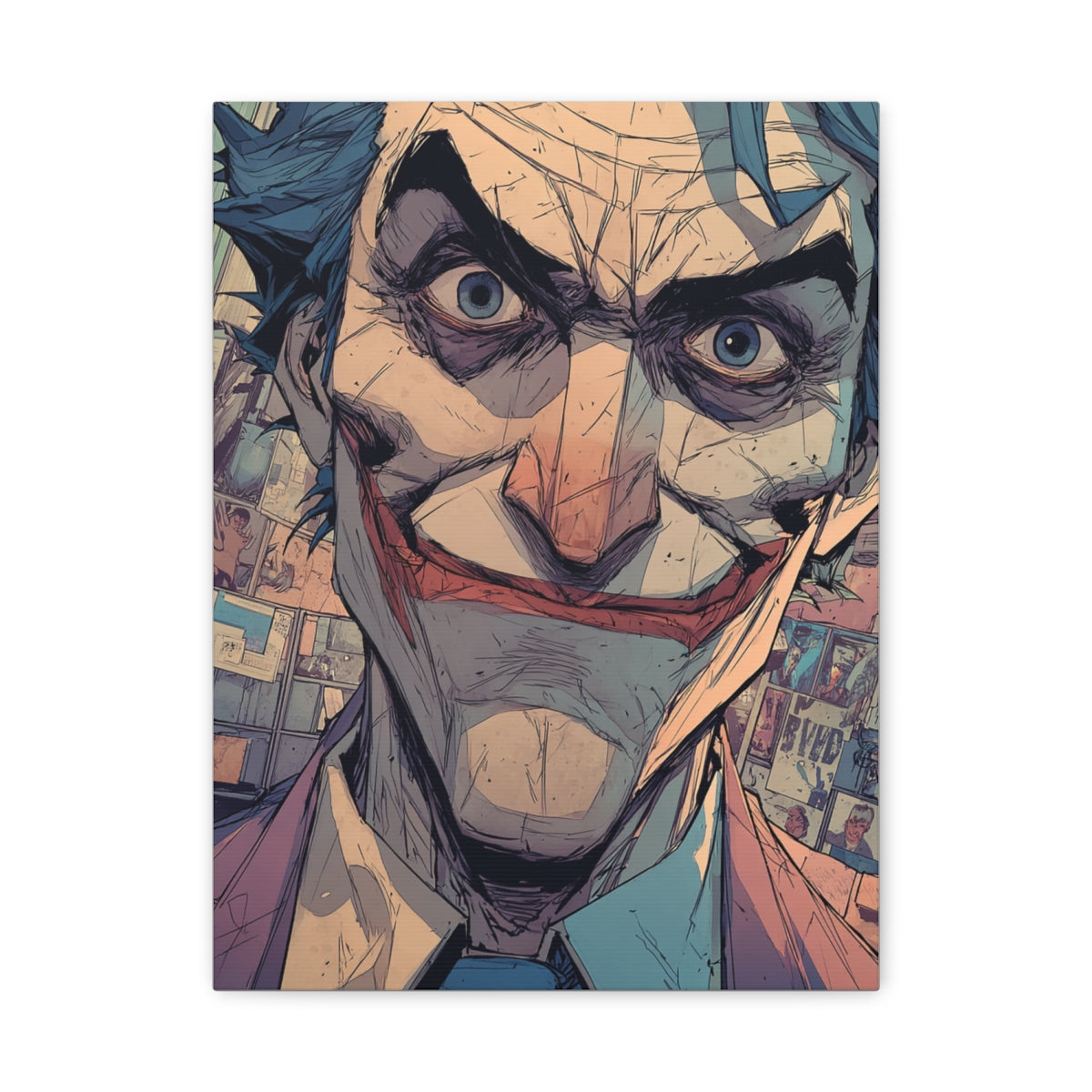 Hero-Verse Canvas Art - Bold Comic-Inspired Wall Print