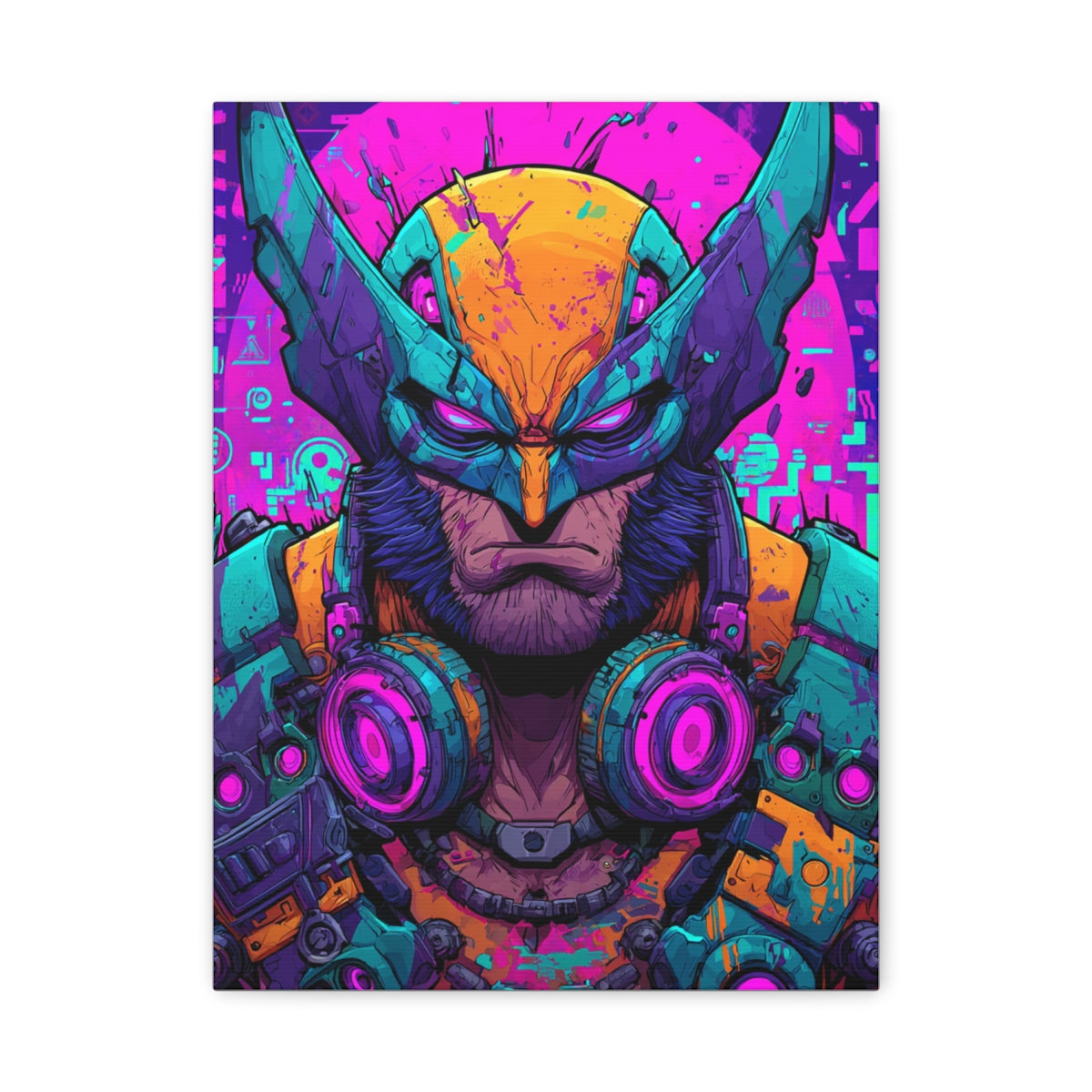 Hero-Verse Canvas Art - Bold Comic-Inspired Wall Print