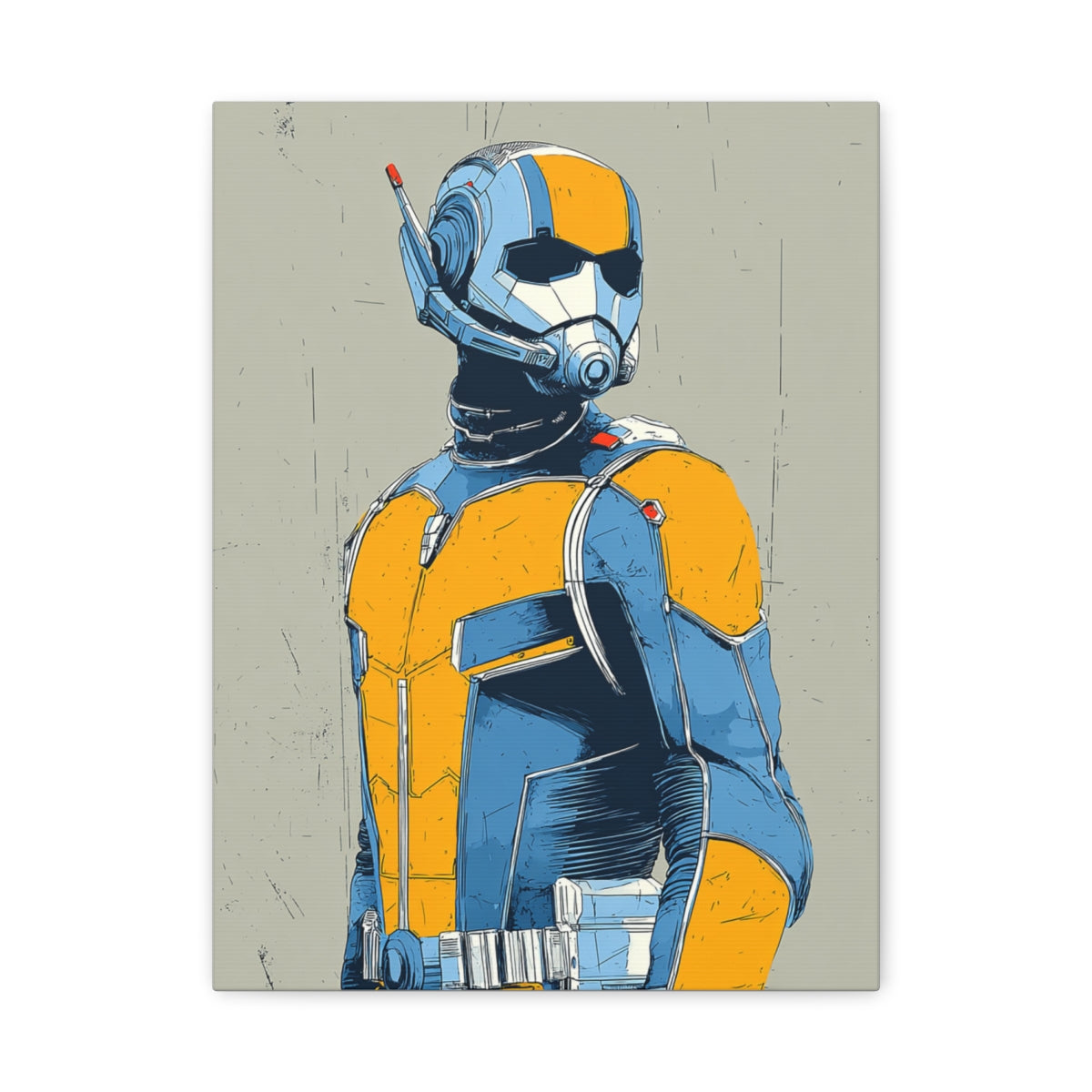 Hero-Verse Canvas Art - Bold Comic-Inspired Wall Print