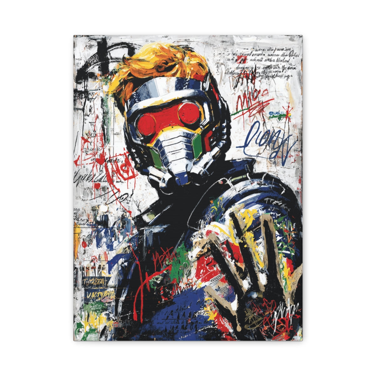 Hero-Verse Canvas Art - Bold Comic-Inspired Wall Print