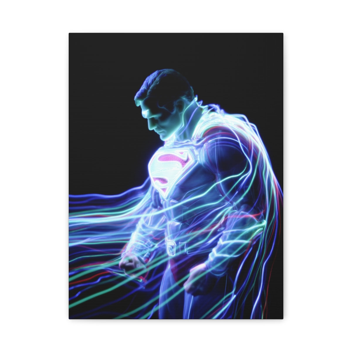 Hero-Verse Canvas Art - Bold Comic-Inspired Wall Print