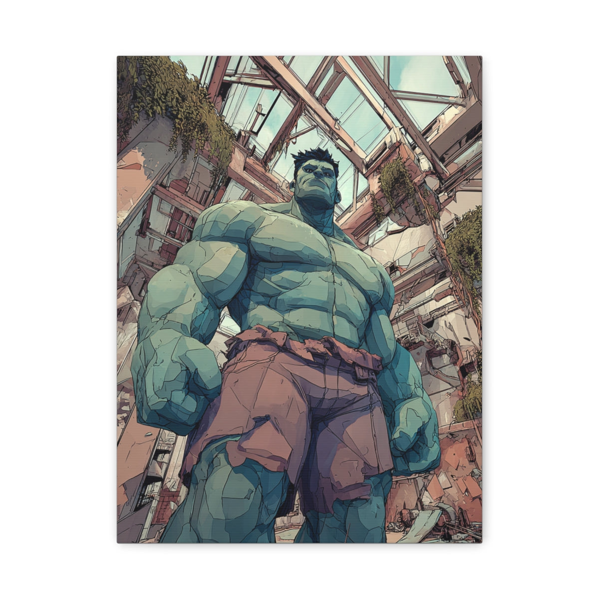 Hero-Verse Canvas Art - Bold Comic-Inspired Wall Print