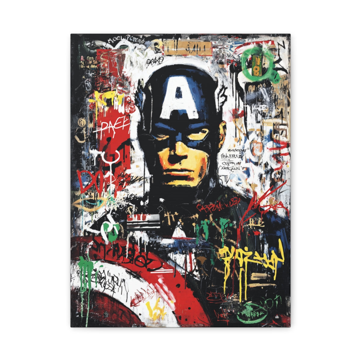 Hero-Verse Canvas Art - Bold Comic-Inspired Wall Print