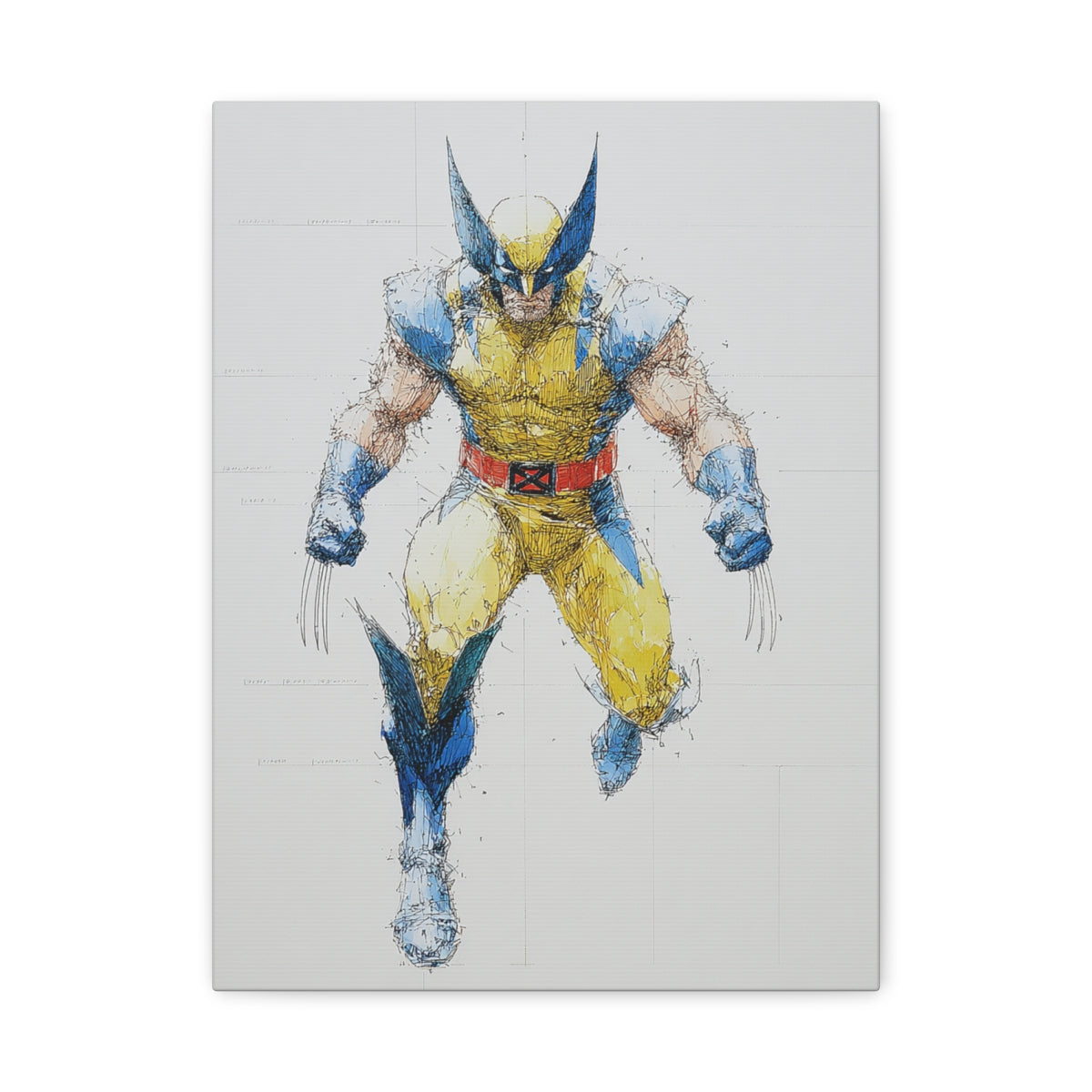 Hero-Verse Canvas Art - Bold Comic-Inspired Wall Print
