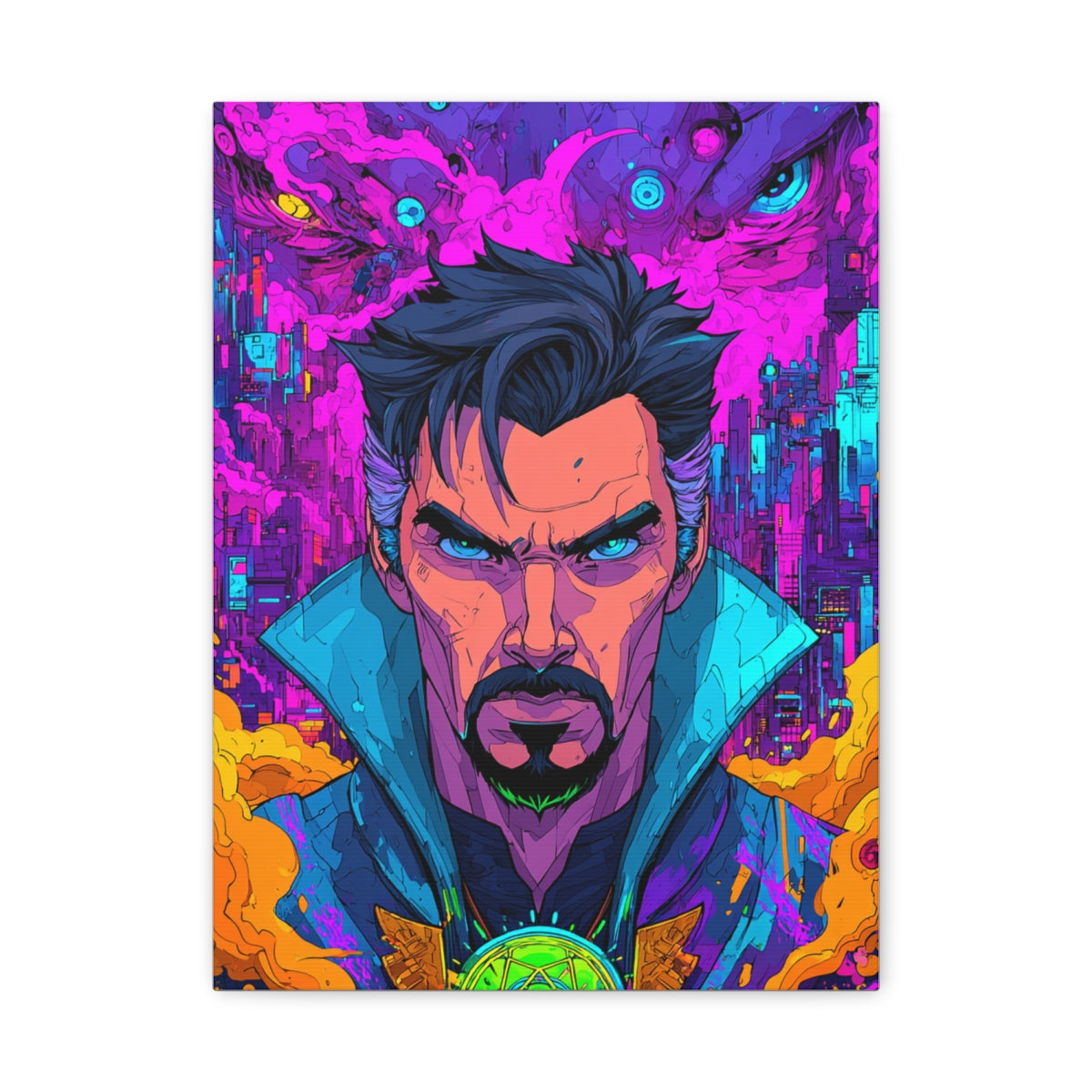 Hero-Verse Canvas Art - Bold Comic-Inspired Wall Print