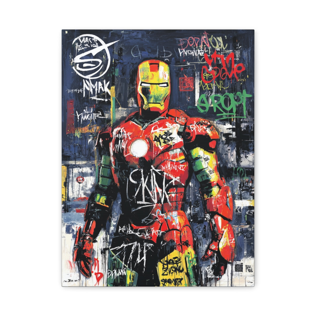 Hero-Verse Canvas Art - Bold Comic-Inspired Wall Print