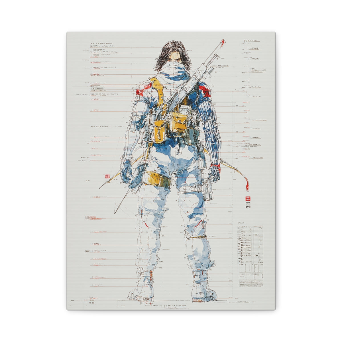 Hero-Verse Canvas Art - Bold Comic-Inspired Wall Print