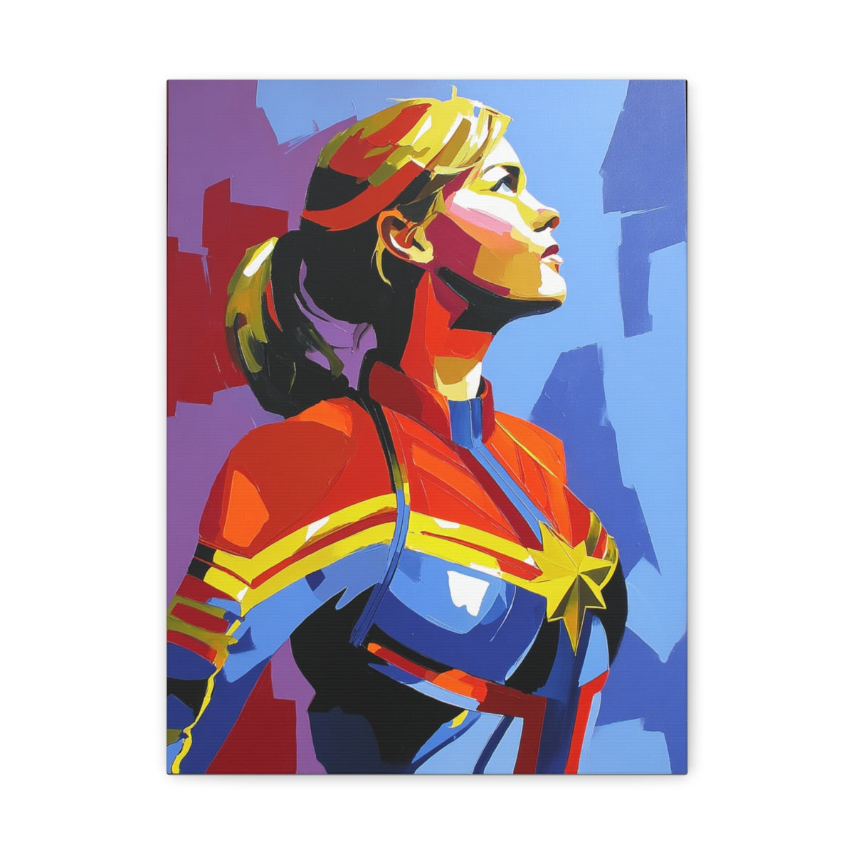 Hero-Verse Canvas Art - Bold Comic-Inspired Wall Print