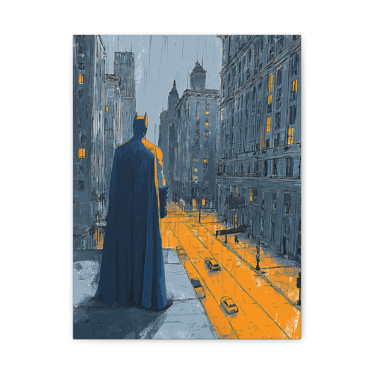 Hero-Verse Canvas Art - Bold Comic-Inspired Wall Print
