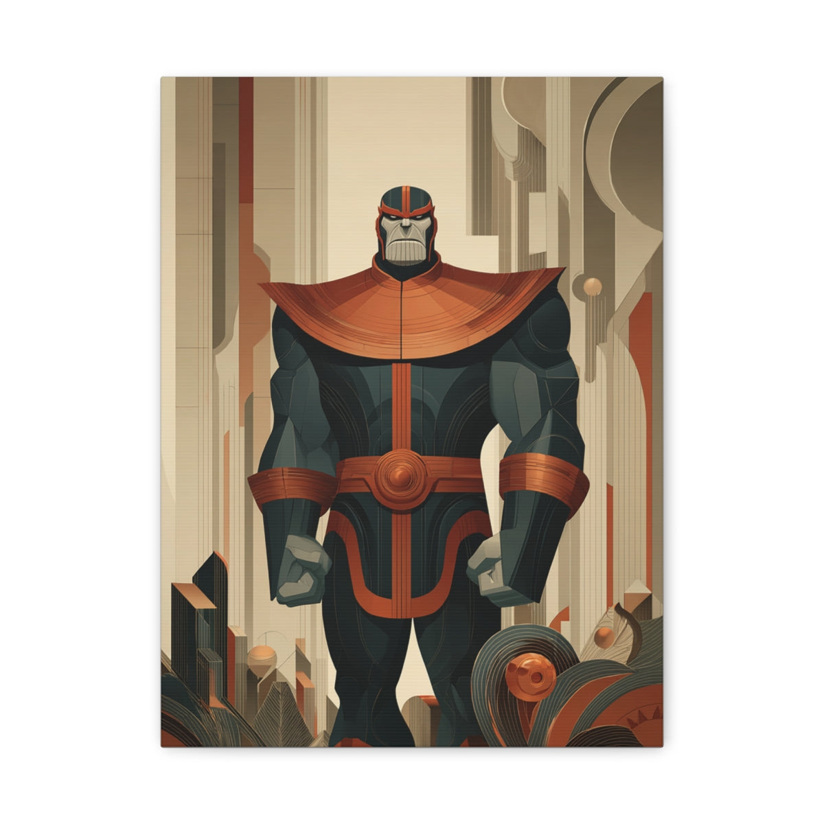 Hero-Verse Canvas Art - Bold Comic-Inspired Wall Print