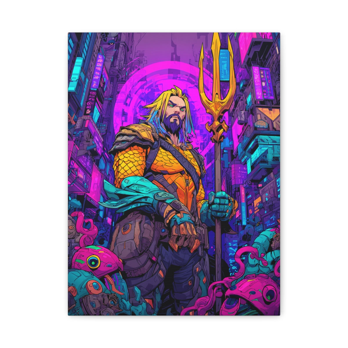 Hero-Verse Canvas Art - Bold Comic-Inspired Wall Print