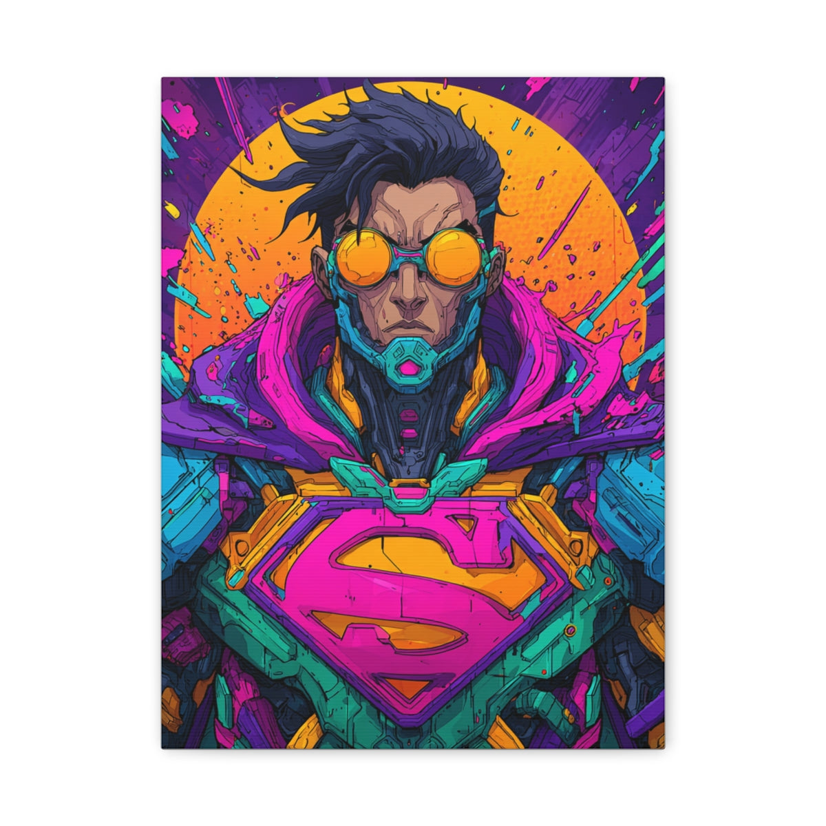 Hero-Verse Canvas Art - Bold Comic-Inspired Wall Print