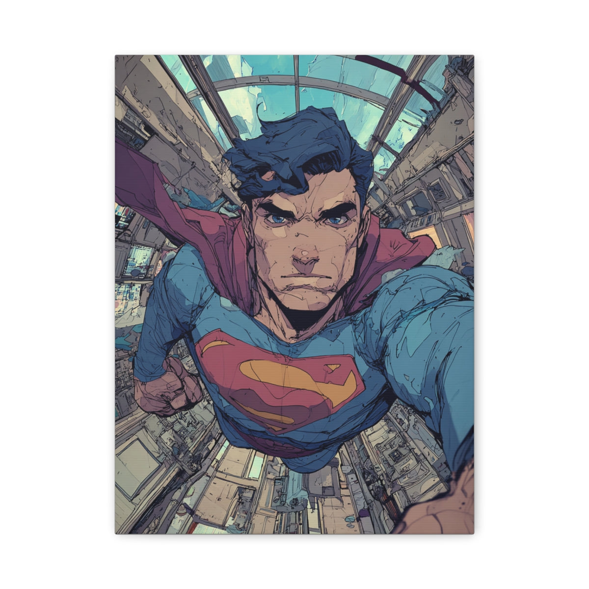Hero-Verse Canvas Art - Bold Comic-Inspired Wall Print