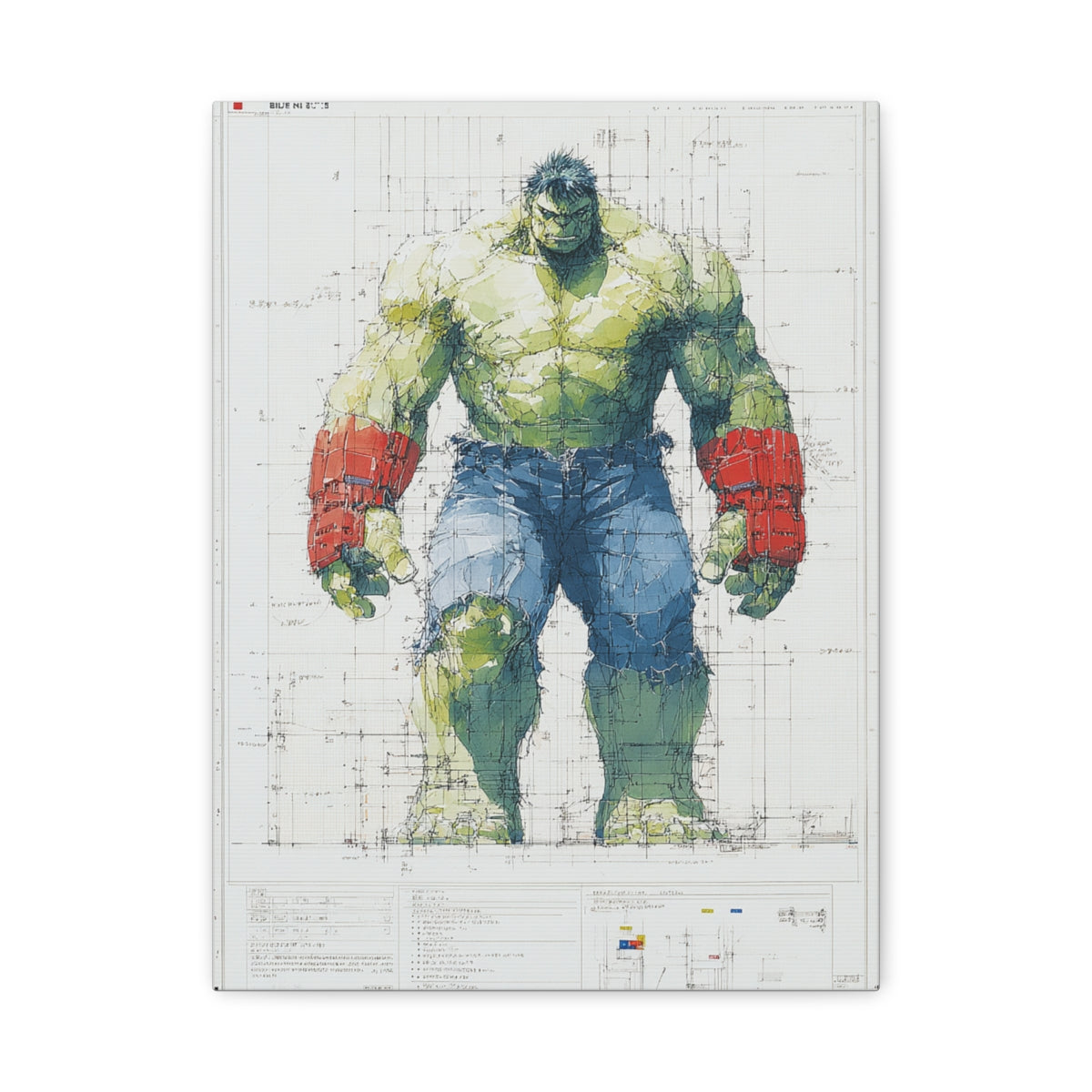 Hero-Verse Canvas Art - Bold Comic-Inspired Wall Print