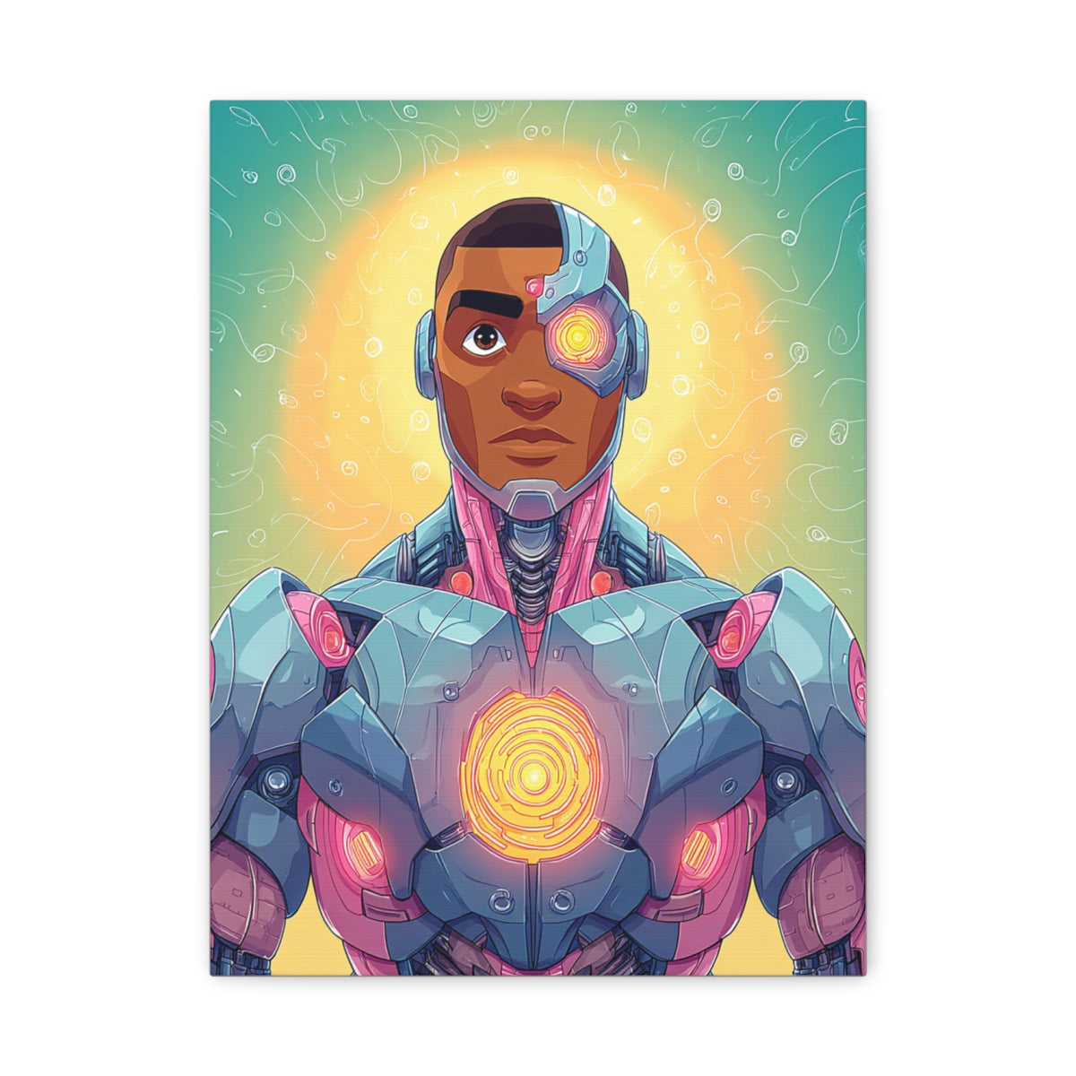 Hero-Verse Canvas Art - Bold Comic-Inspired Wall Print