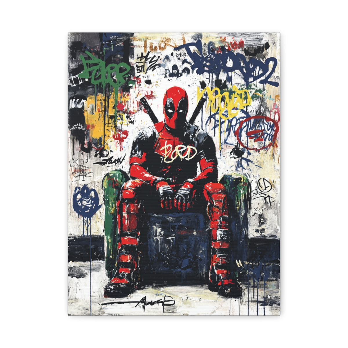 Hero-Verse Canvas Art - Bold Comic-Inspired Wall Print