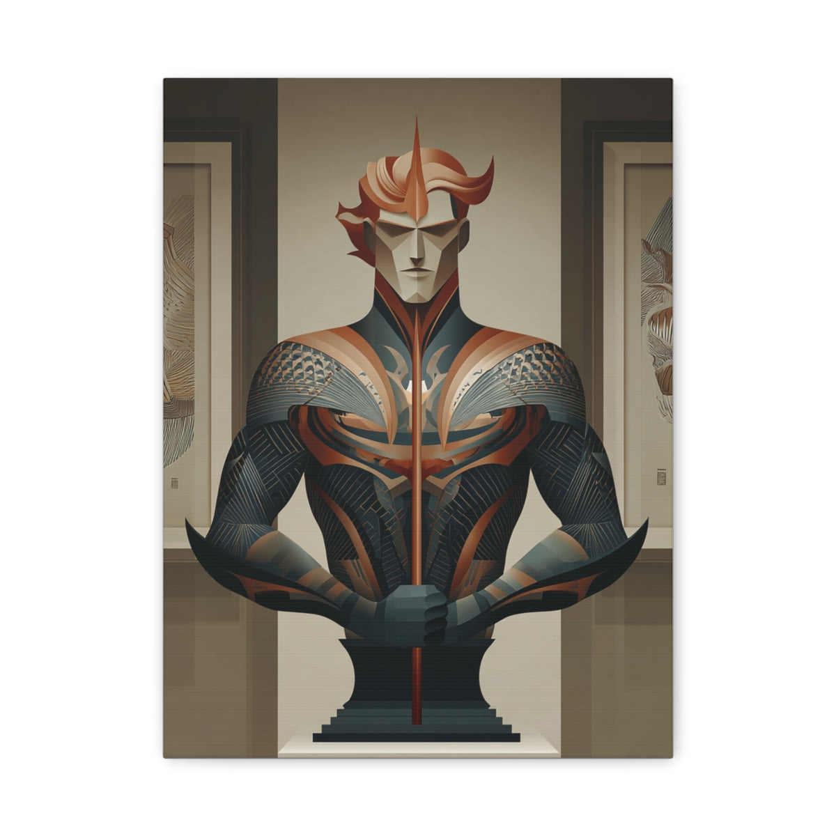 Hero-Verse Canvas Art - Bold Comic-Inspired Wall Print