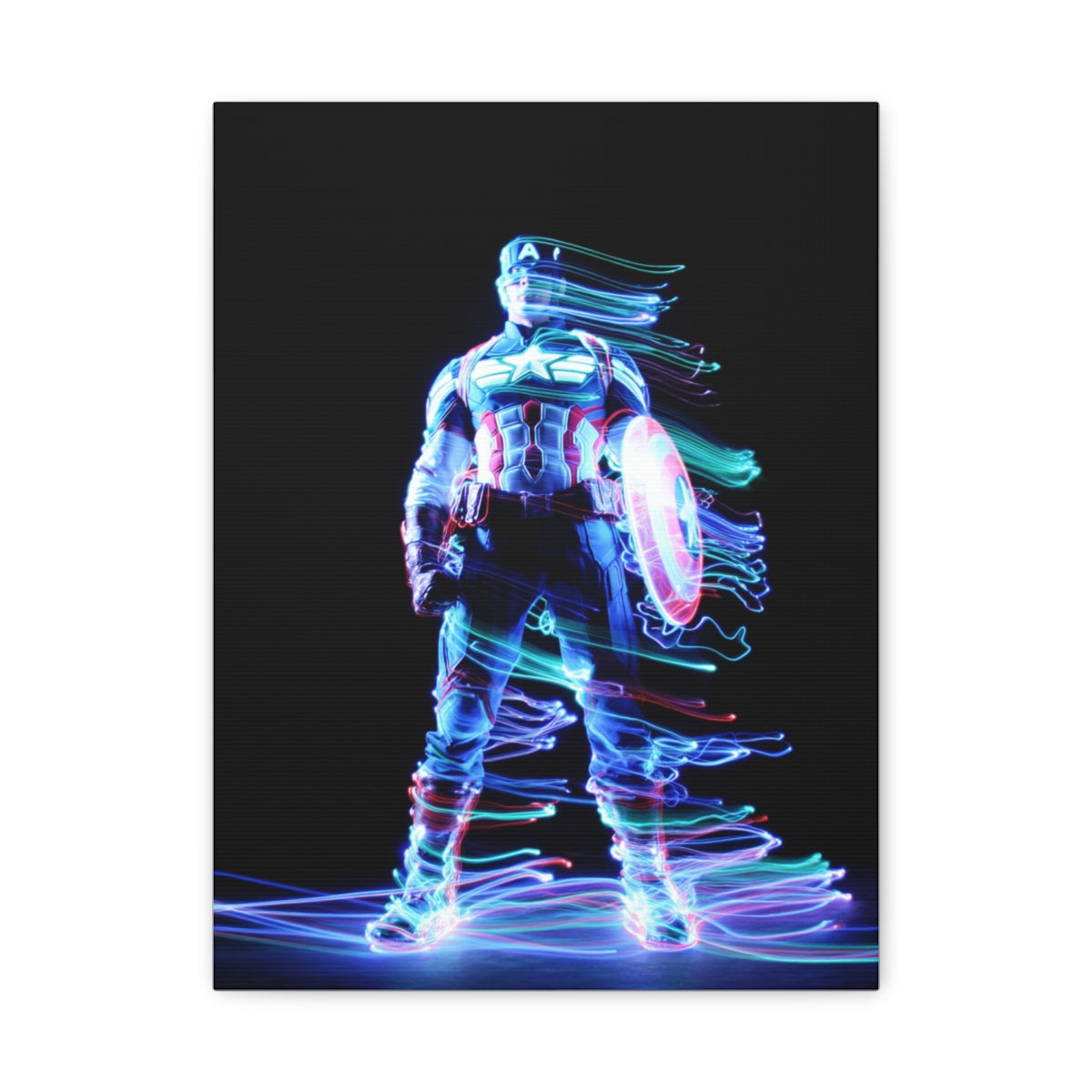 Hero-Verse Canvas Art - Bold Comic-Inspired Wall Print