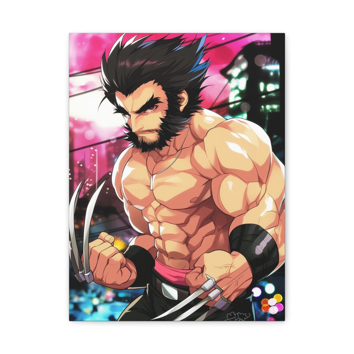 Hero-Verse Canvas Art - Bold Comic-Inspired Wall Print