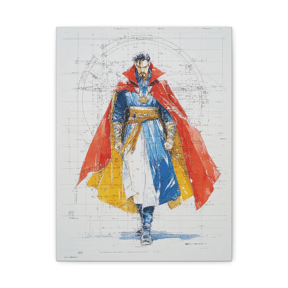 Hero-Verse Canvas Art - Bold Comic-Inspired Wall Print