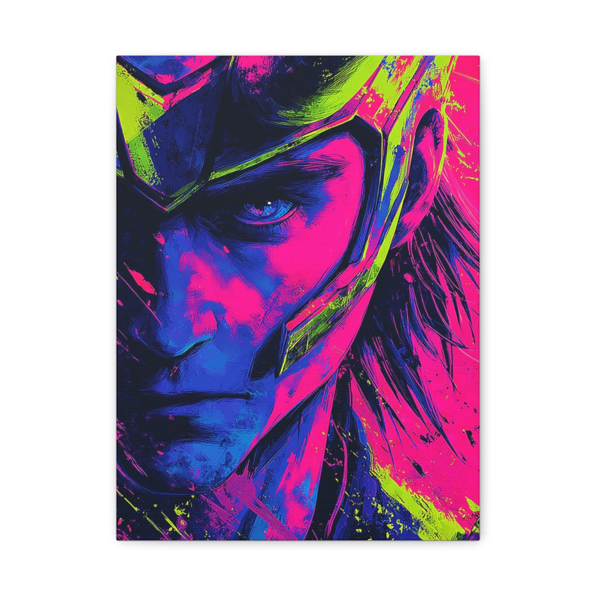 Hero-Verse Canvas Art - Bold Comic-Inspired Wall Print