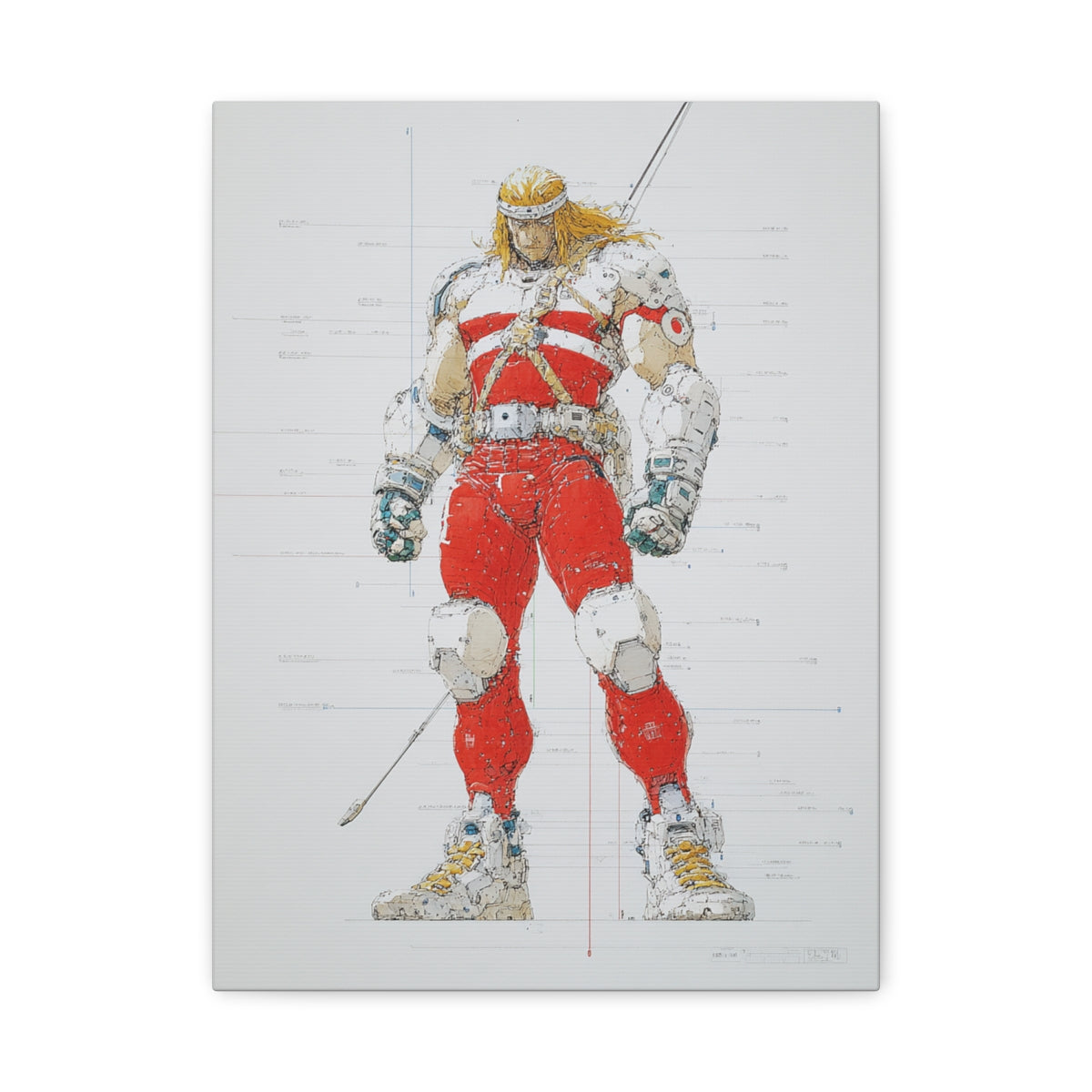 Hero-Verse Canvas Art - Bold Comic-Inspired Wall Print