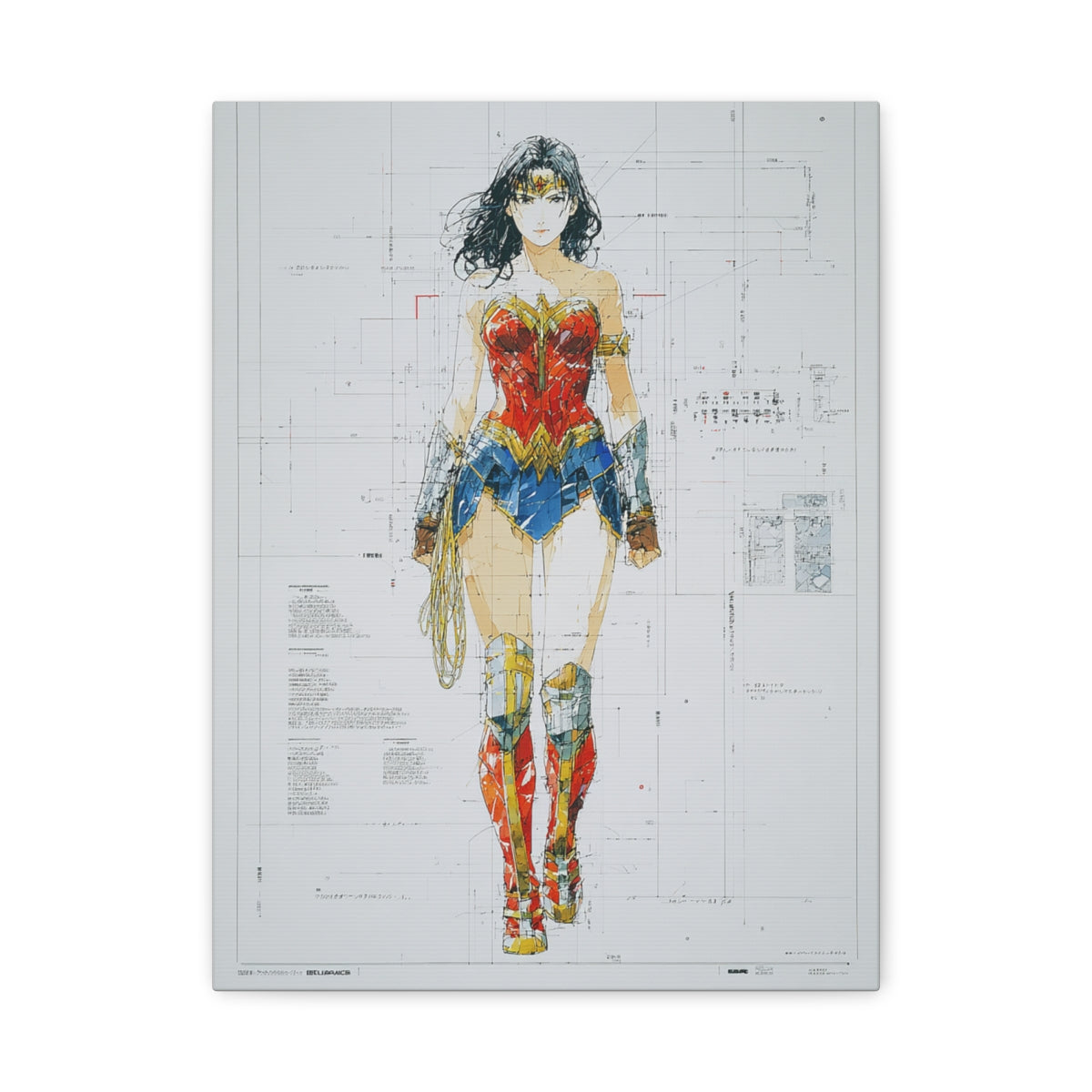 Hero-Verse Canvas Art - Bold Comic-Inspired Wall Print