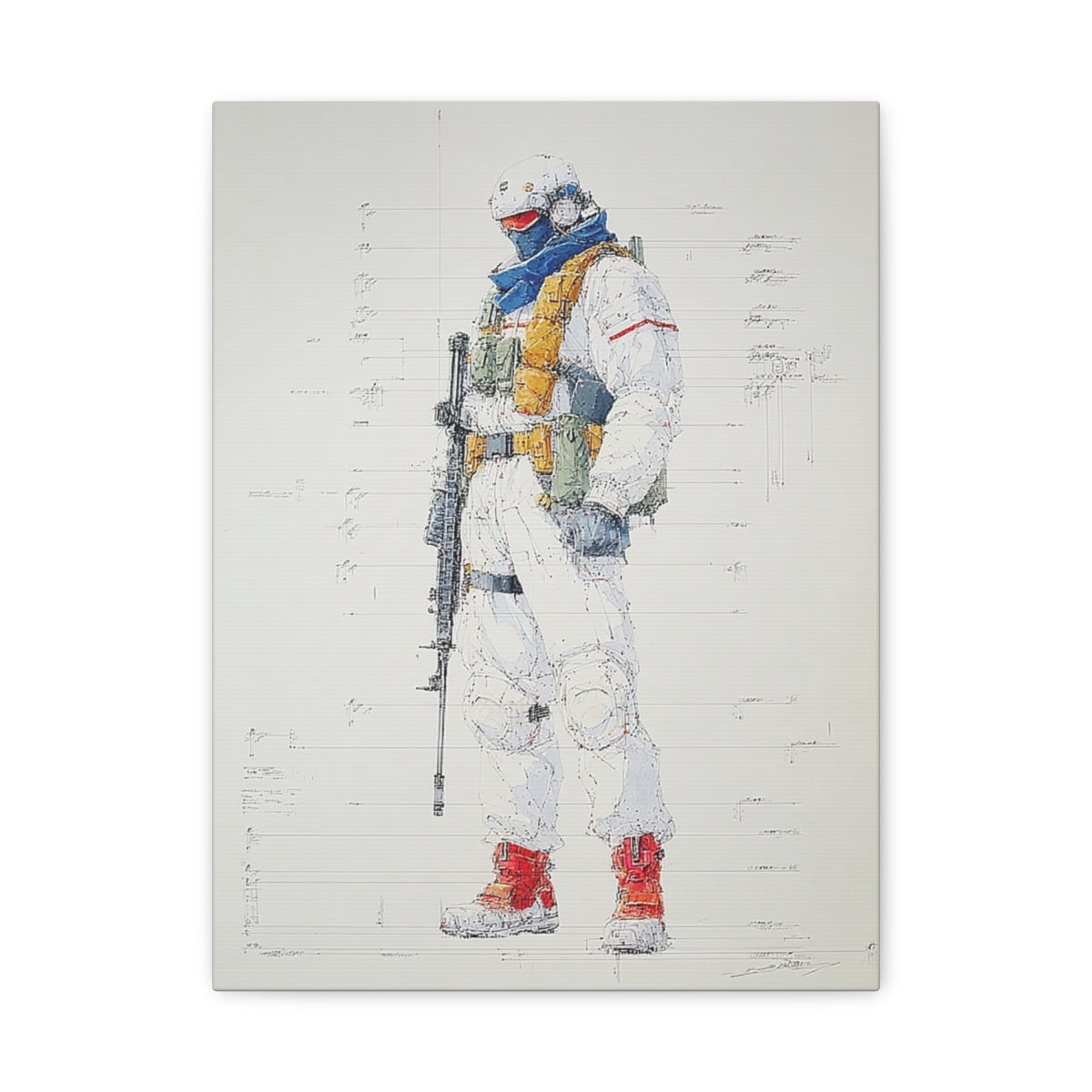 Hero-Verse Canvas Art - Bold Comic-Inspired Wall Print