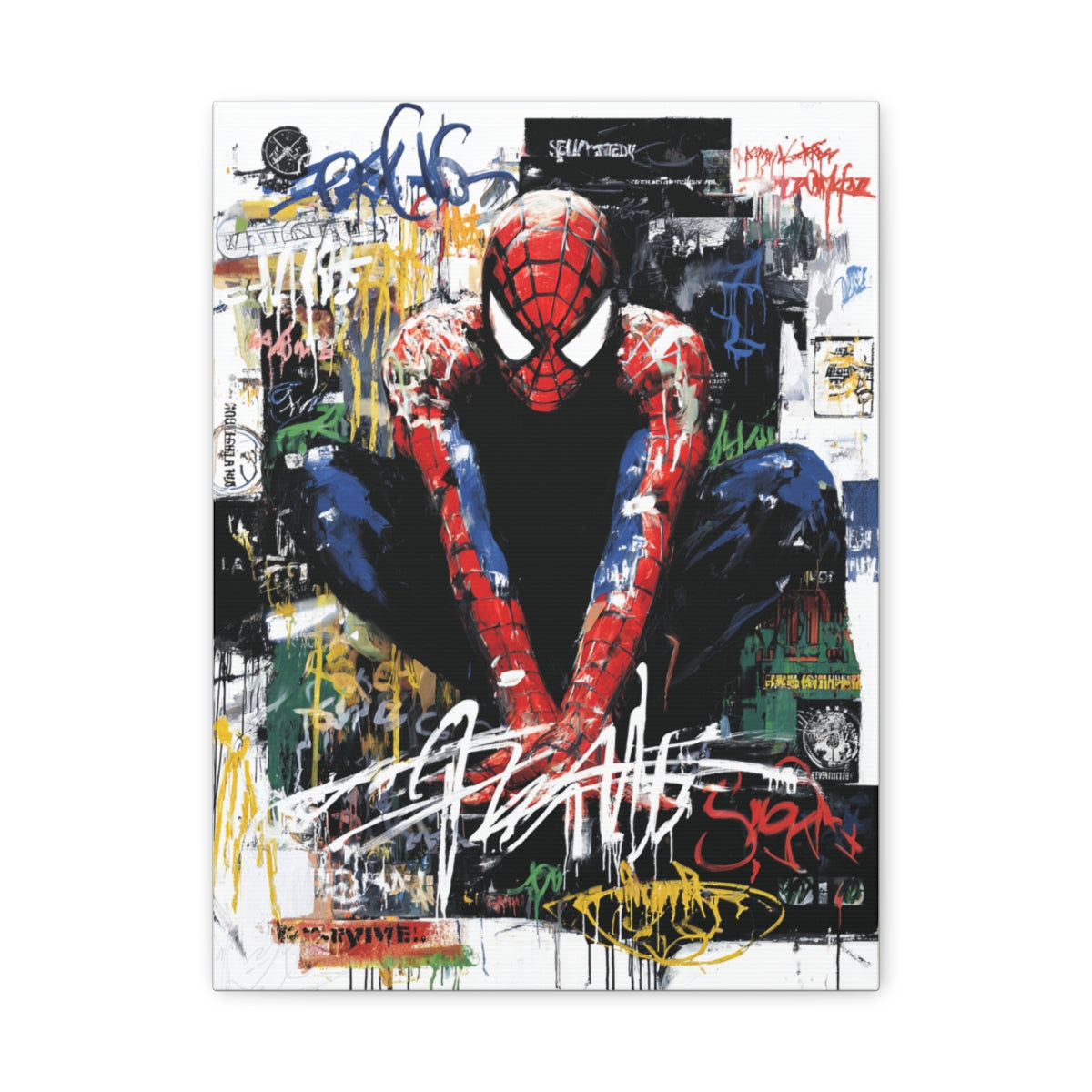 Hero-Verse Canvas Art - Bold Comic-Inspired Wall Print