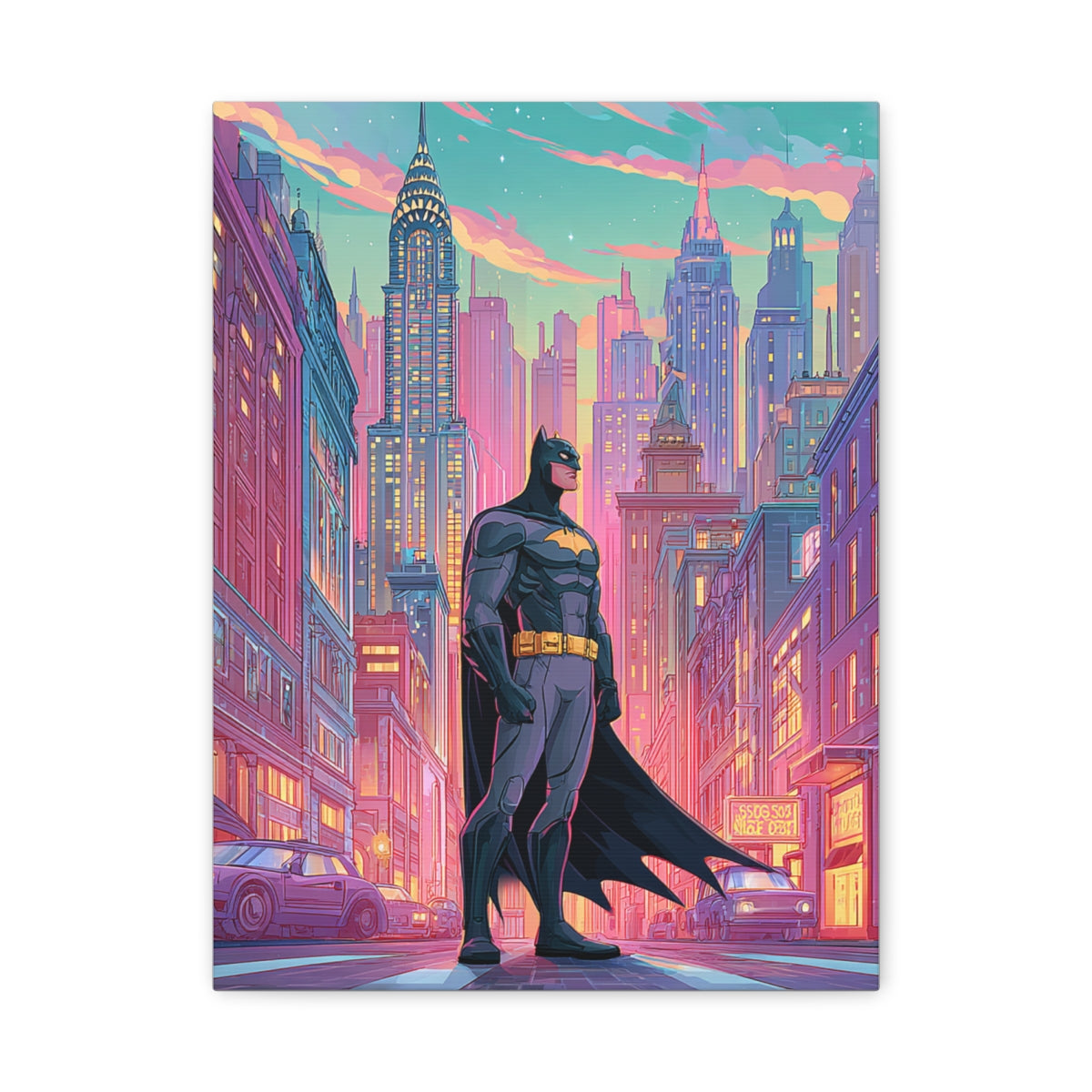 Hero-Verse Canvas Art - Bold Comic-Inspired Wall Print