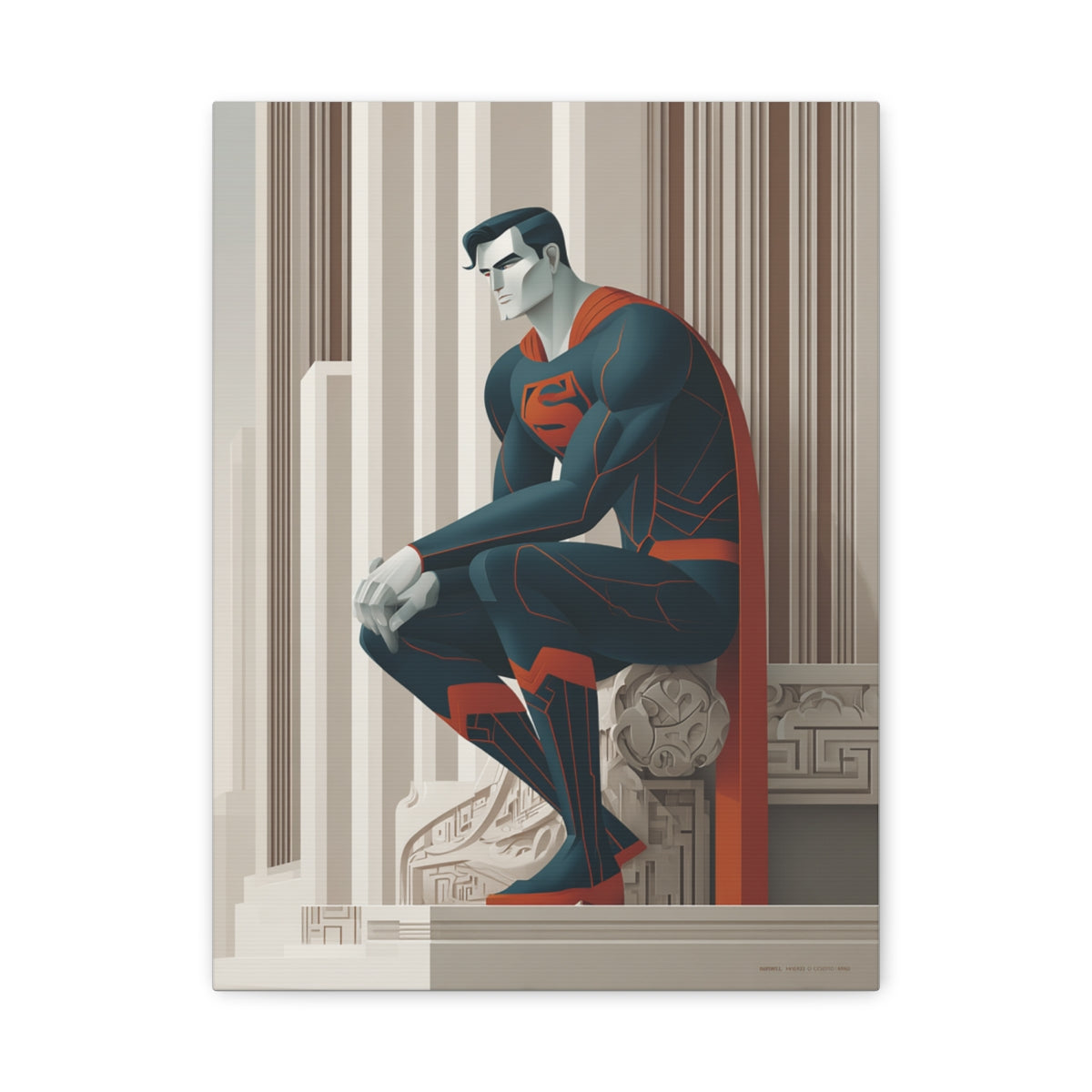 Hero-Verse Canvas Art - Bold Comic-Inspired Wall Print