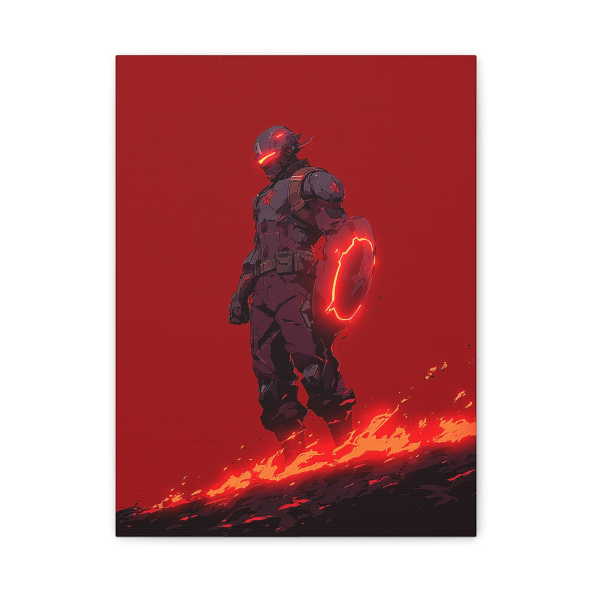 Hero-Verse Canvas Art - Bold Comic-Inspired Wall Print